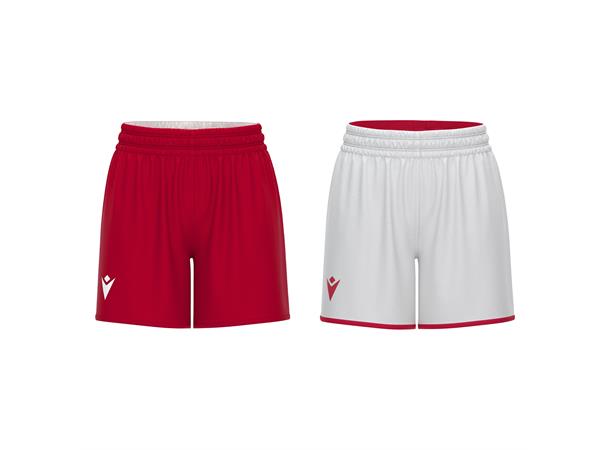 F500 Basket Shorts W RED/WHT M Vendbar teknisk basketshorts til dame 