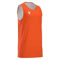 X500 Basket Shirt ORA/WHT 3XS Vendbar teknisk basketdrakt - Unisex